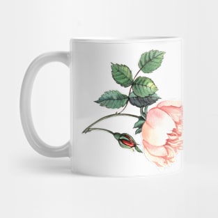 Watercolor rose Mug